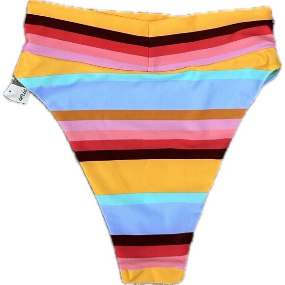 NWT American Eagle Aerie High Waist Full Cover Bikini Swimsuit Set Size M - Picture 3 of 4